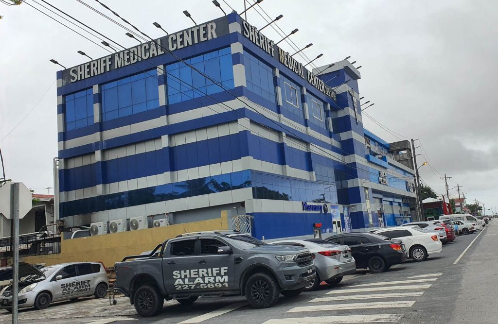 Illustrative hospital exterior photograph for Sheriff Medical Centre